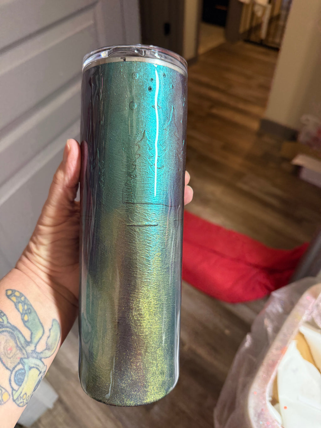 #6 Bigfoot color shift 30oz Tumbler