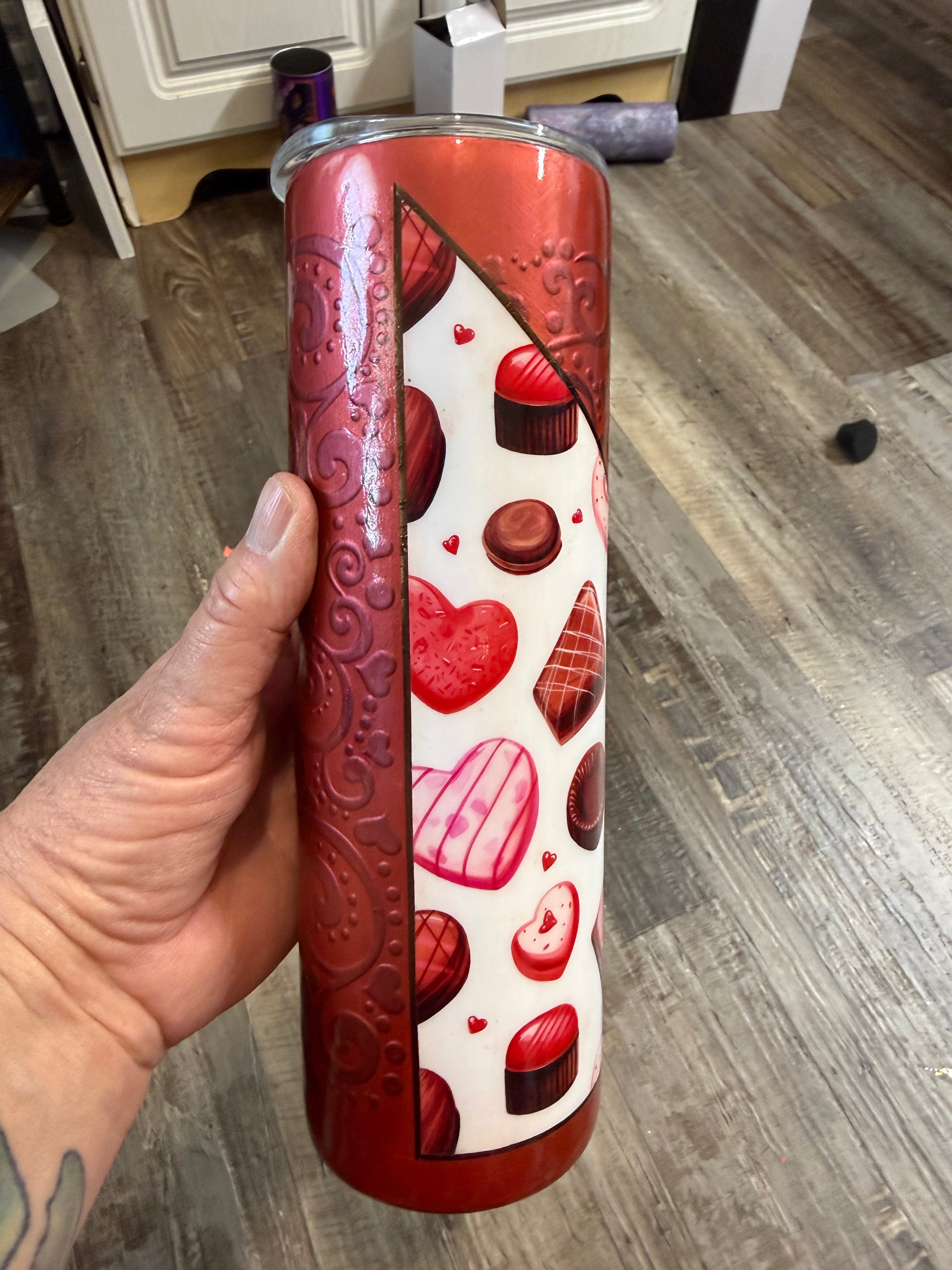 #8 30oz Chocolate Hearts