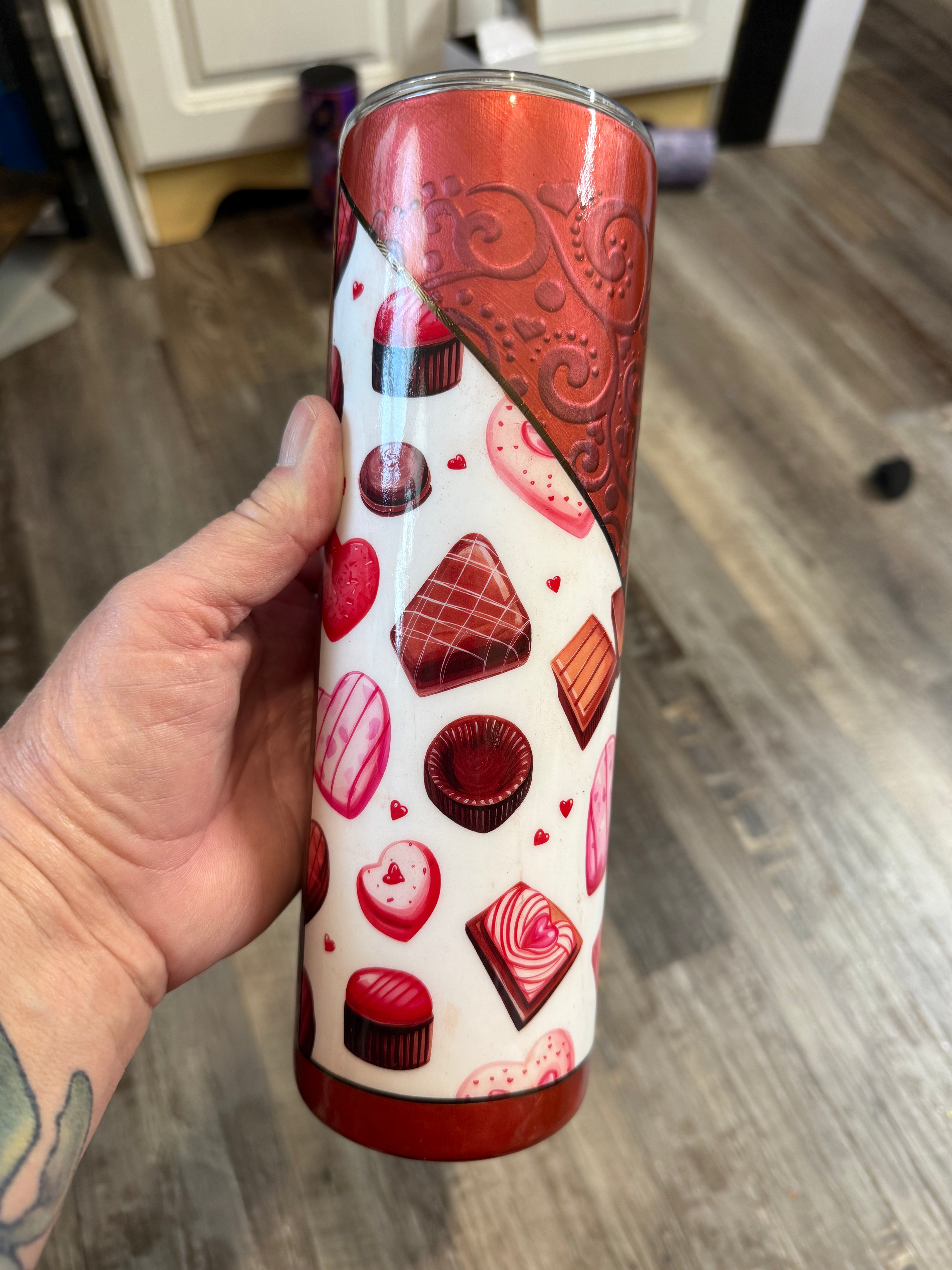 #8 30oz Chocolate Hearts
