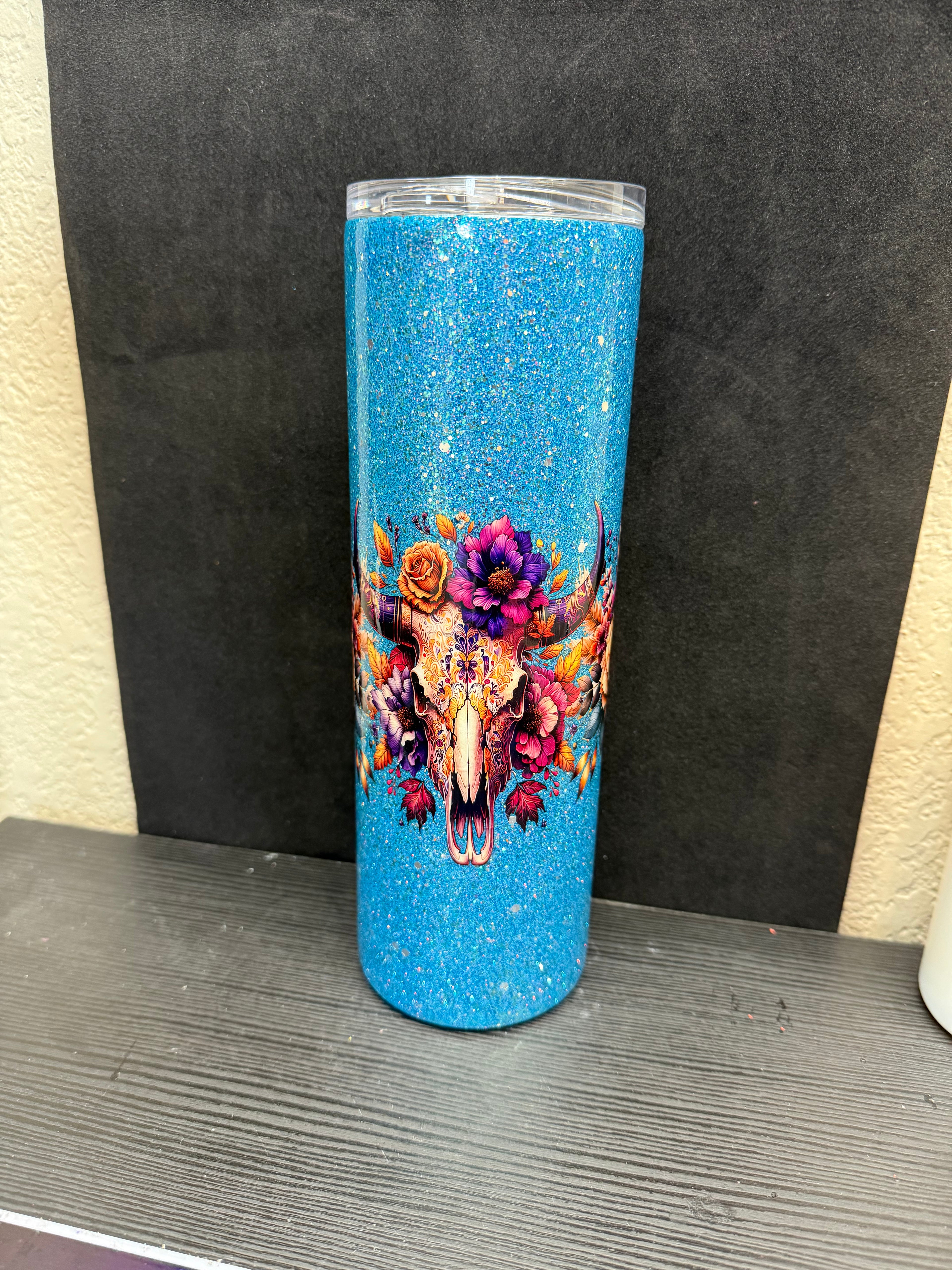 #1 30oz Skull and Combat Boots Tumbler