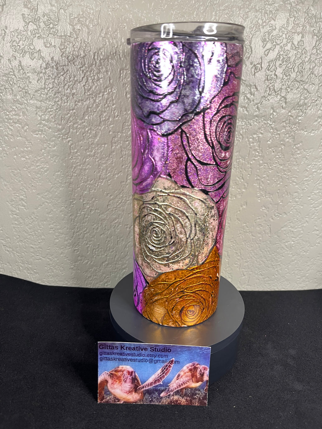 20oz Colorful Roses Tumbler