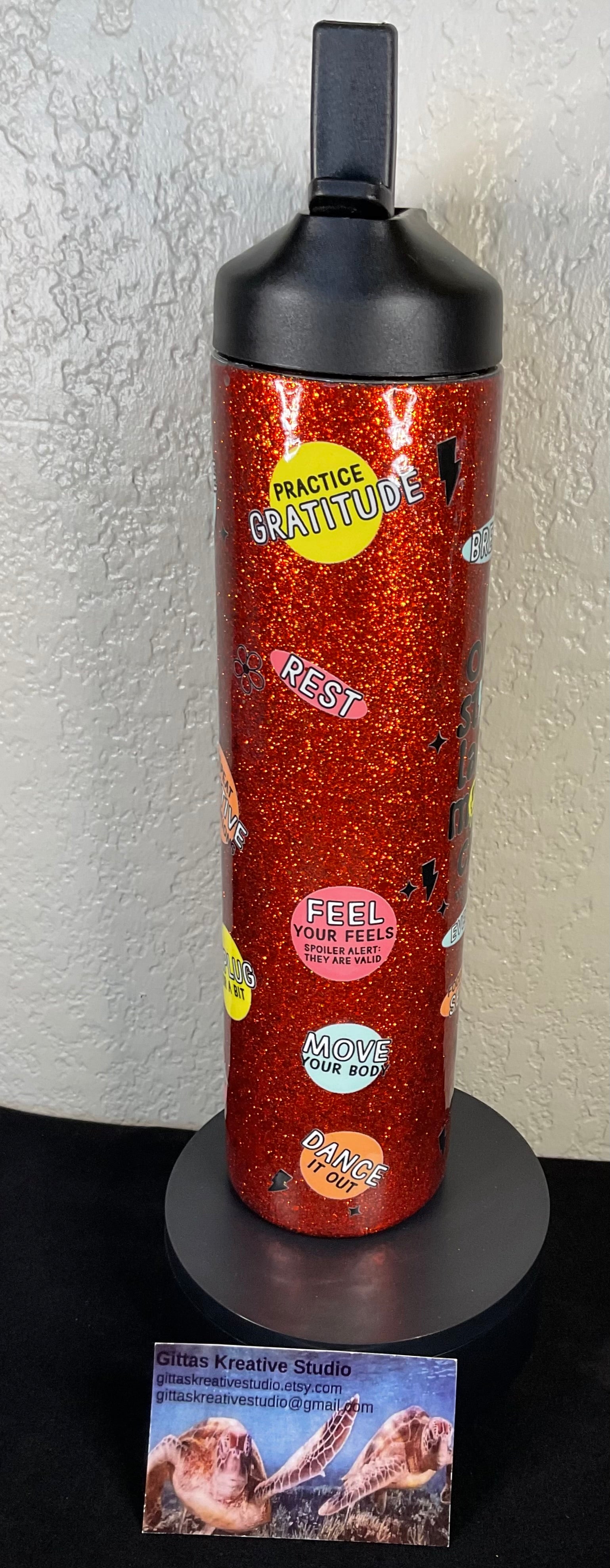 25oz Hydro Water Bottle with Sayings
