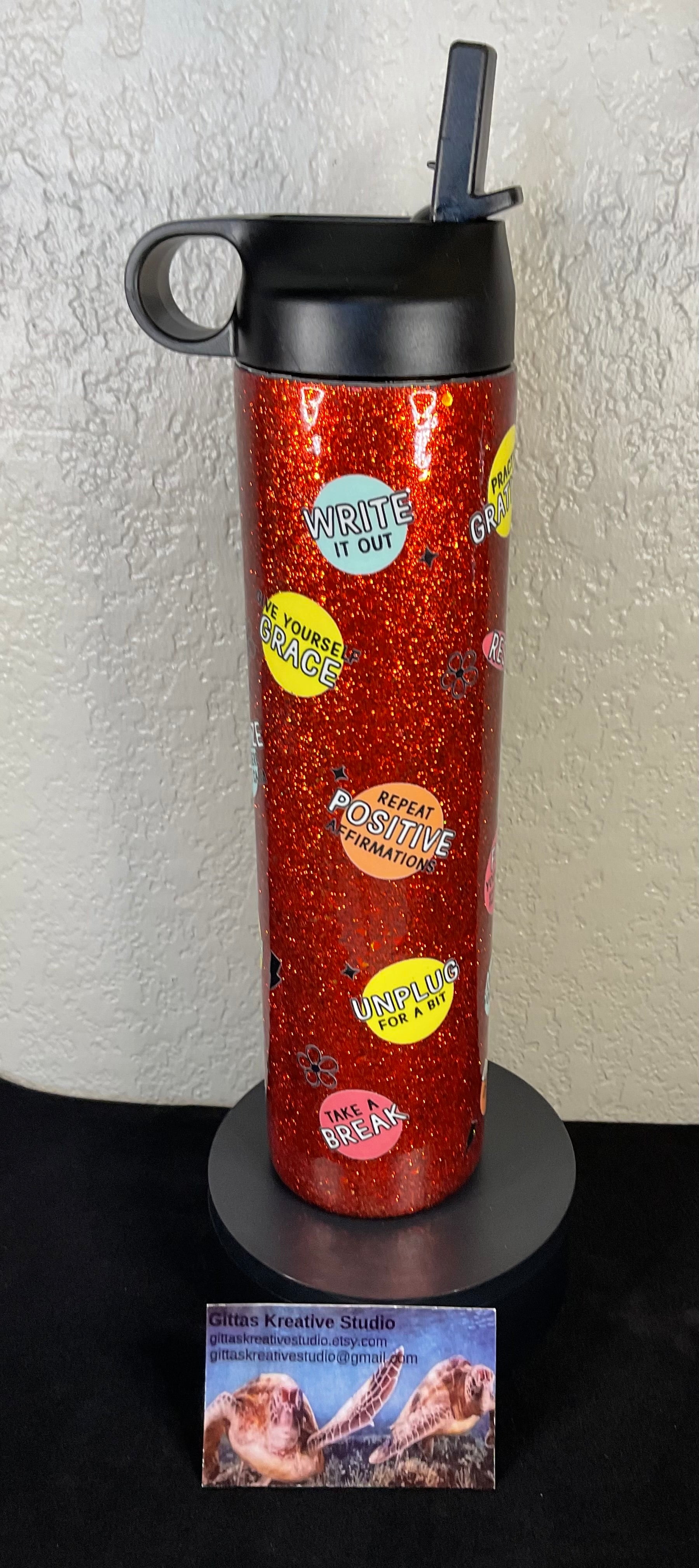 25oz Hydro Water Bottle with Sayings