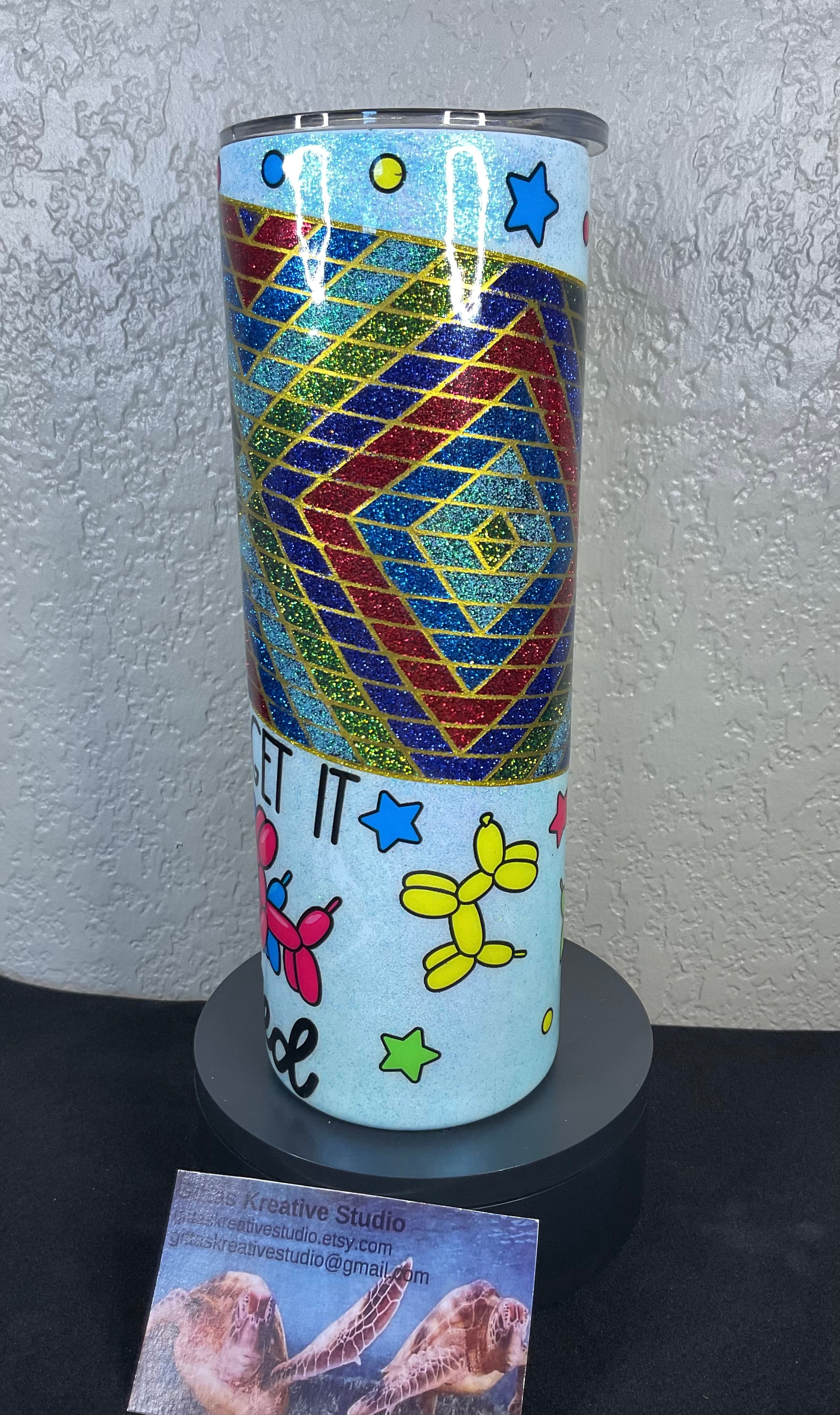 30. 20oz Balloon Dogs Tumbler