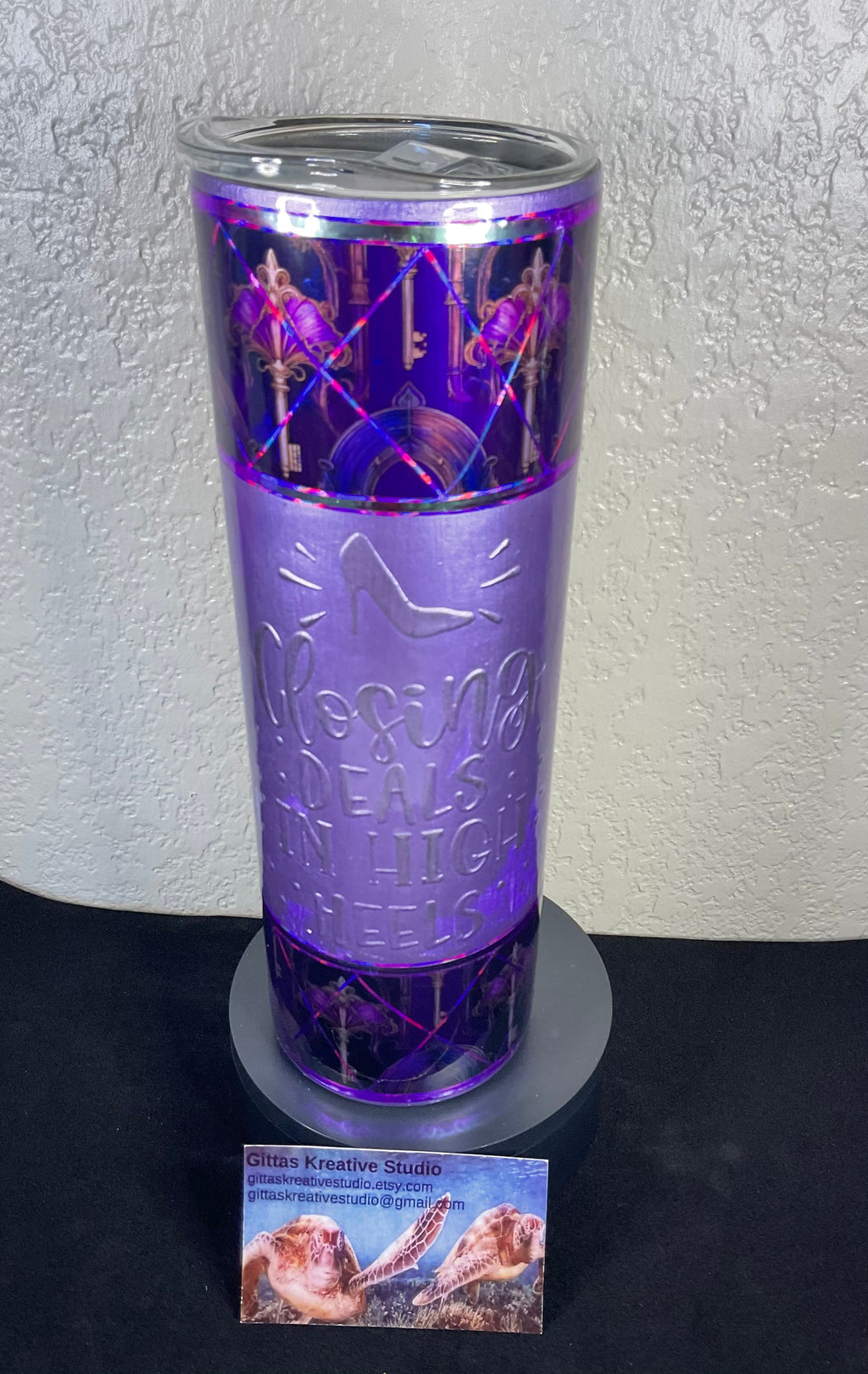 30oz Purple Realtor Tumbler