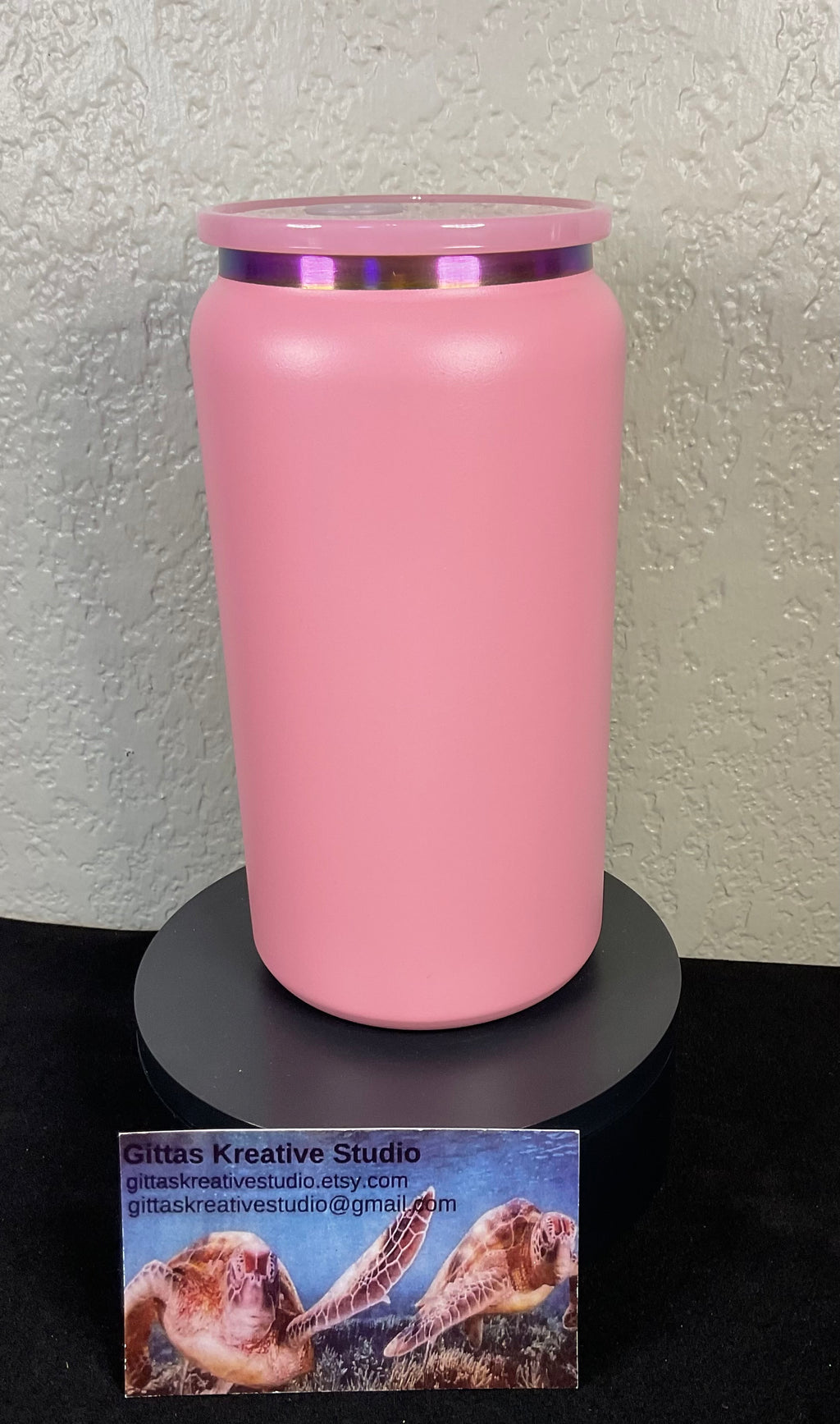 16oz laser edged Tumbler with Ghost image