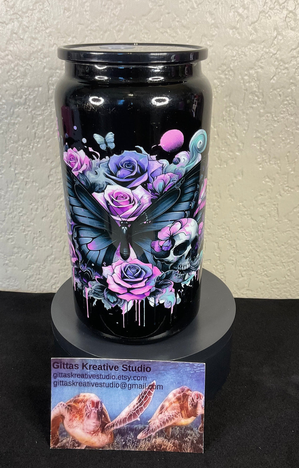 16oz Tumbler with uvdtf image