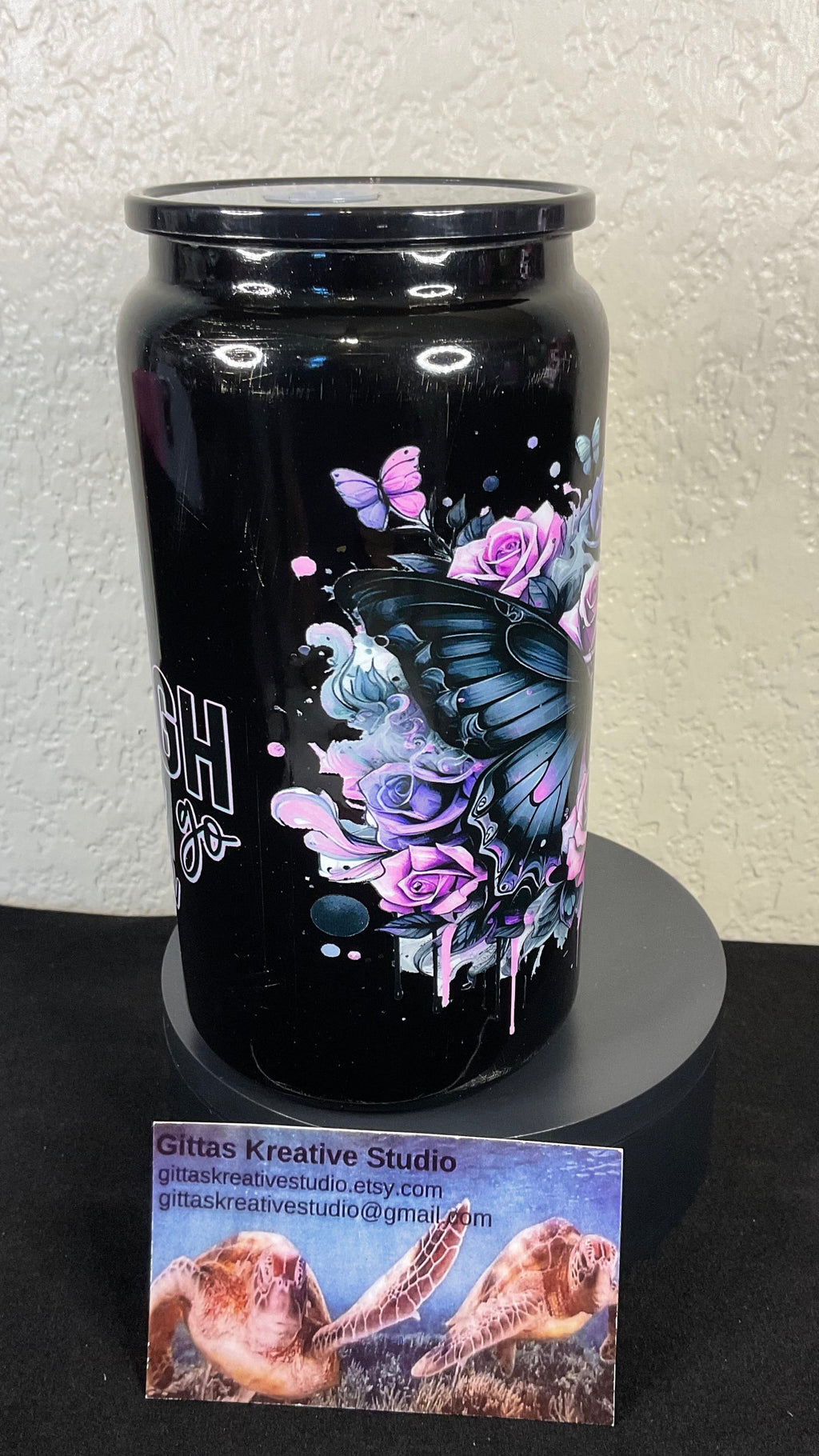 16oz Tumbler with uvdtf image
