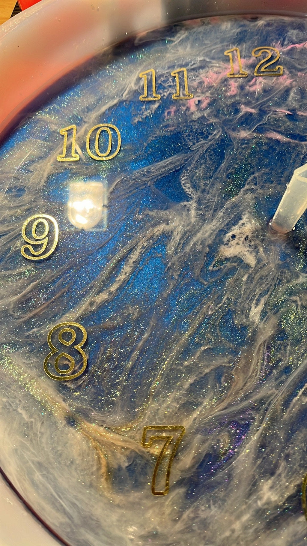 Resin Art Wall Clock
