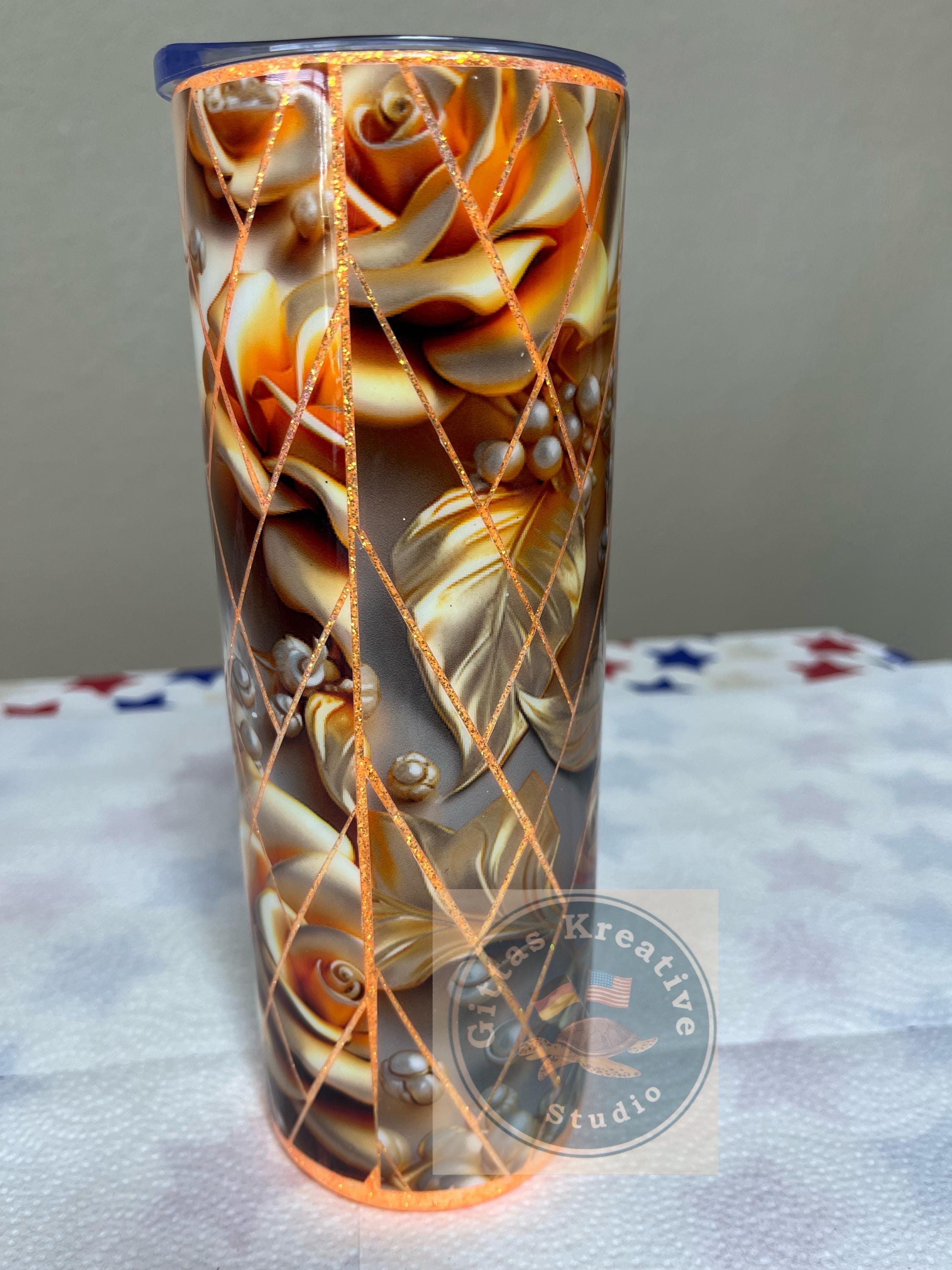 5. 20oz Yellow Rose Tumbler
