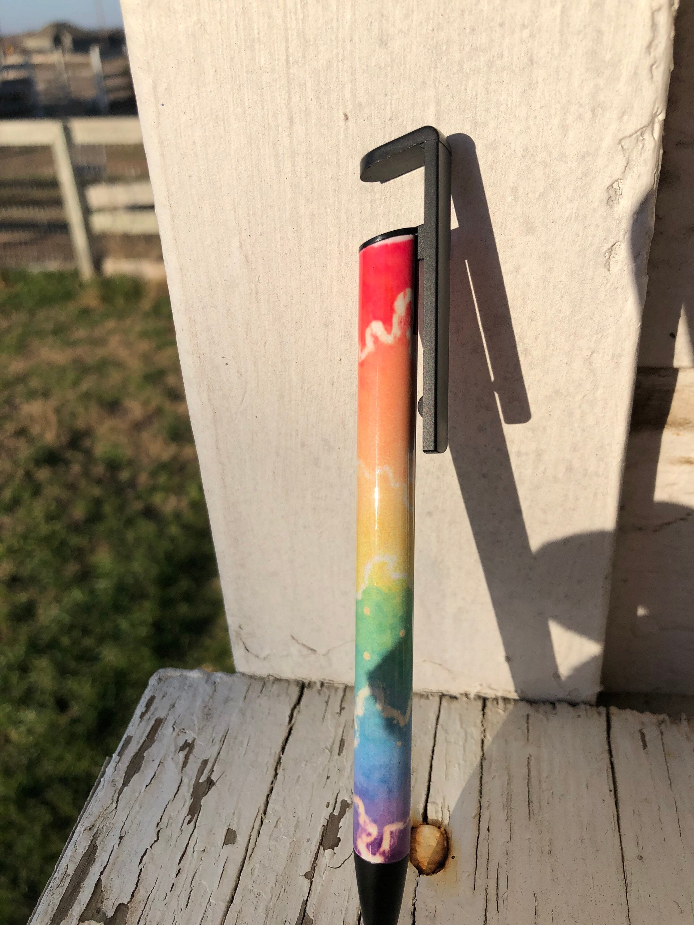 LBGTQ Pride Rainbow Tumbler Pen Combo. Pride Tumbler Pen Set.