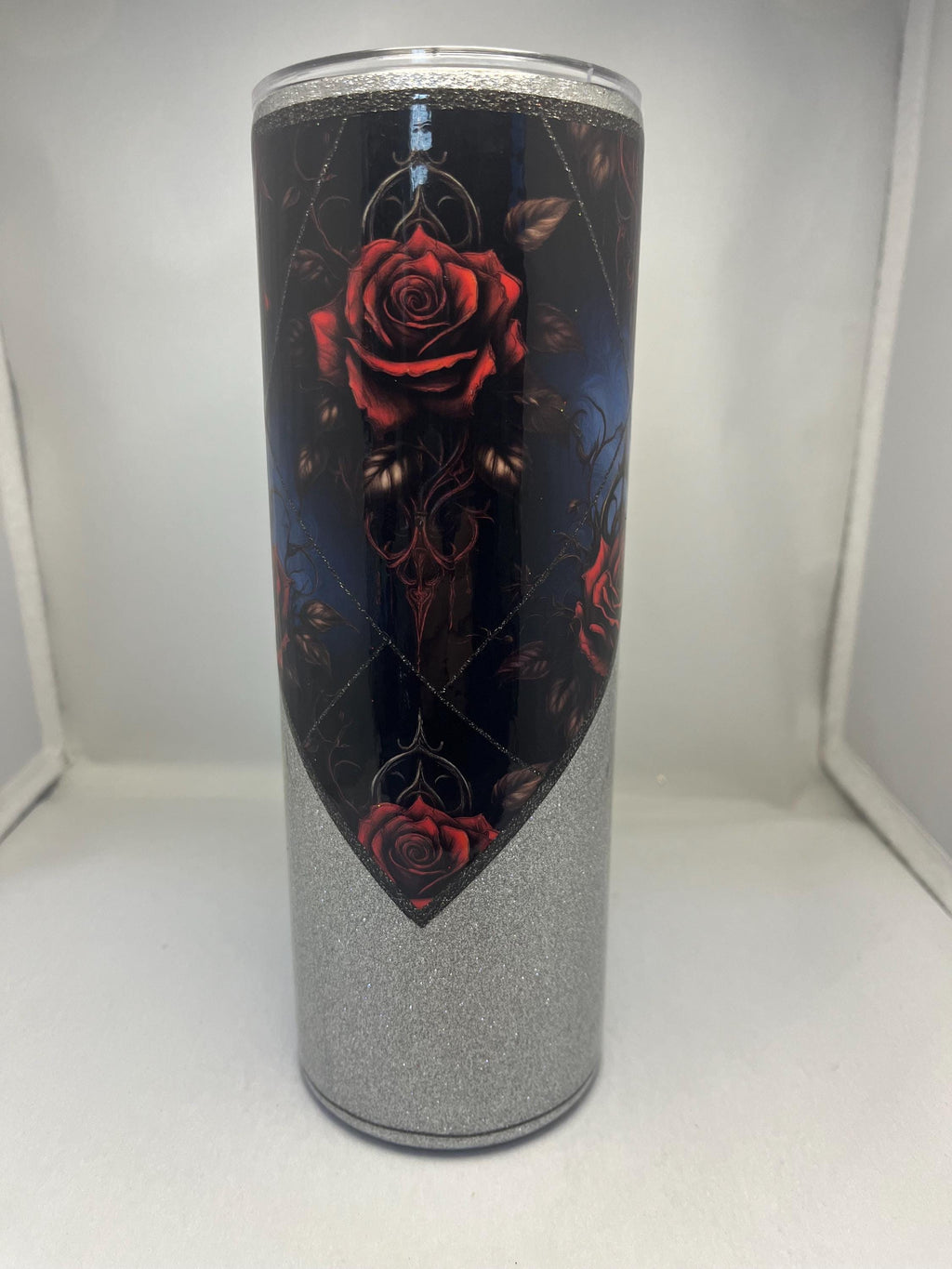 33. 20oz    Silver Glitter Witch Tumbler