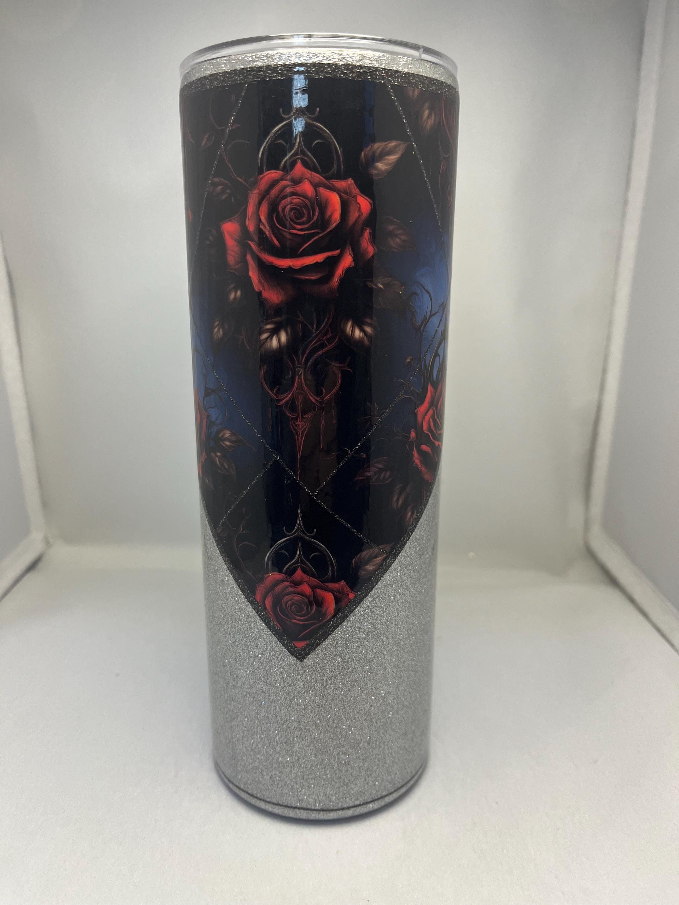 33. 20oz    Silver Glitter Witch Tumbler