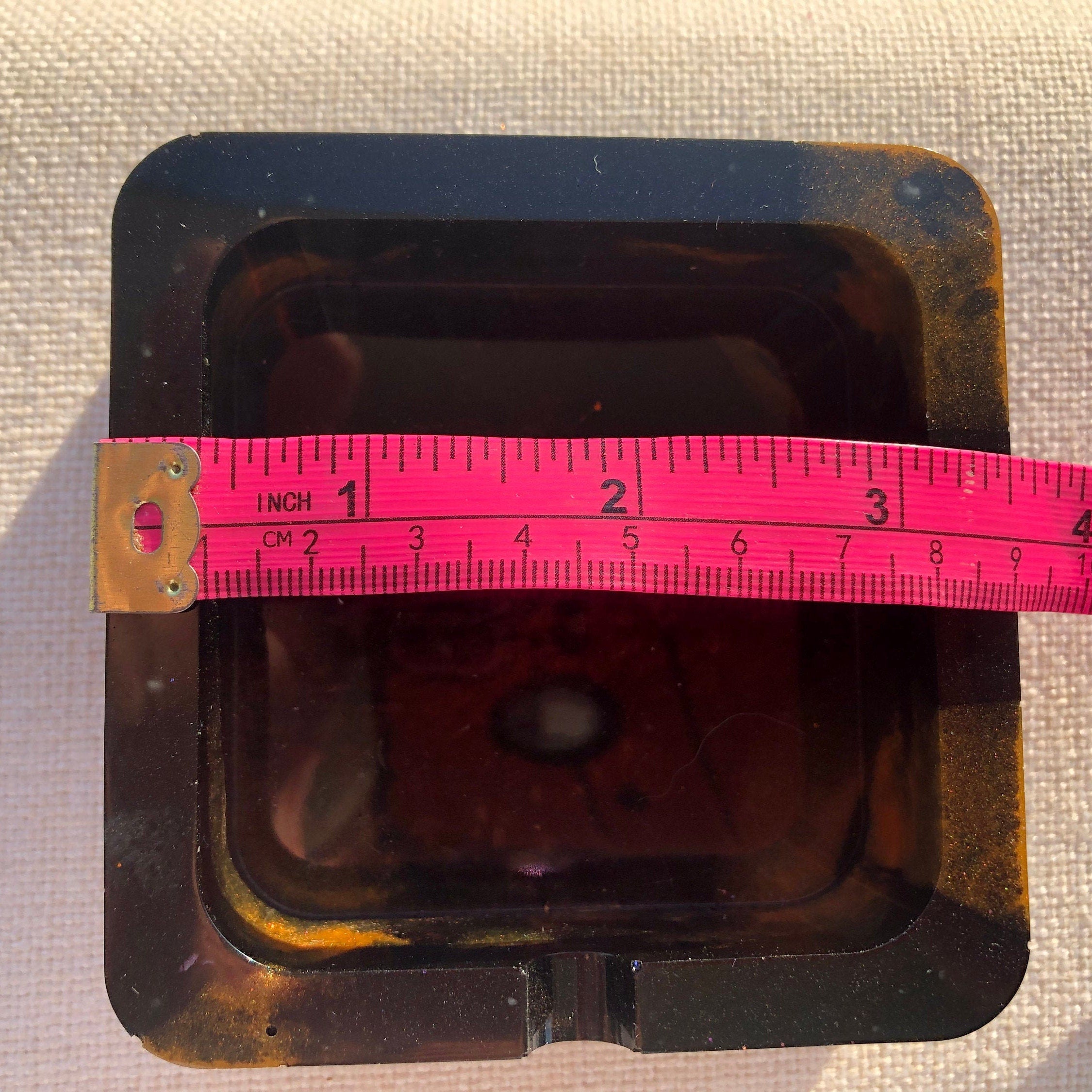 Alphabet Resin Ashtray or Trinket Dish