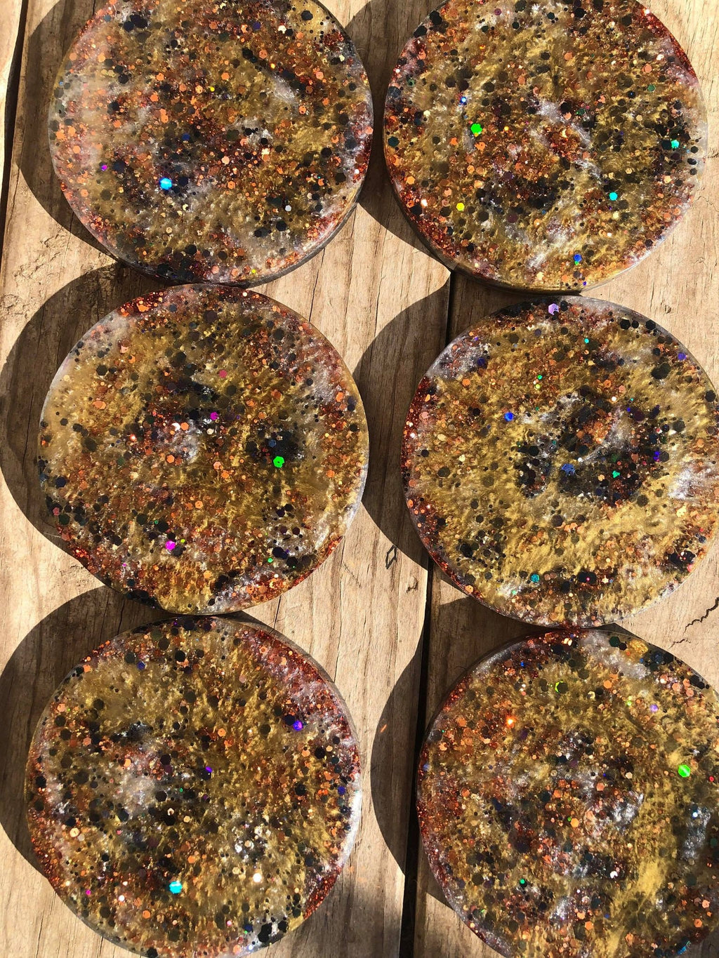 Resin Coasters set of 6