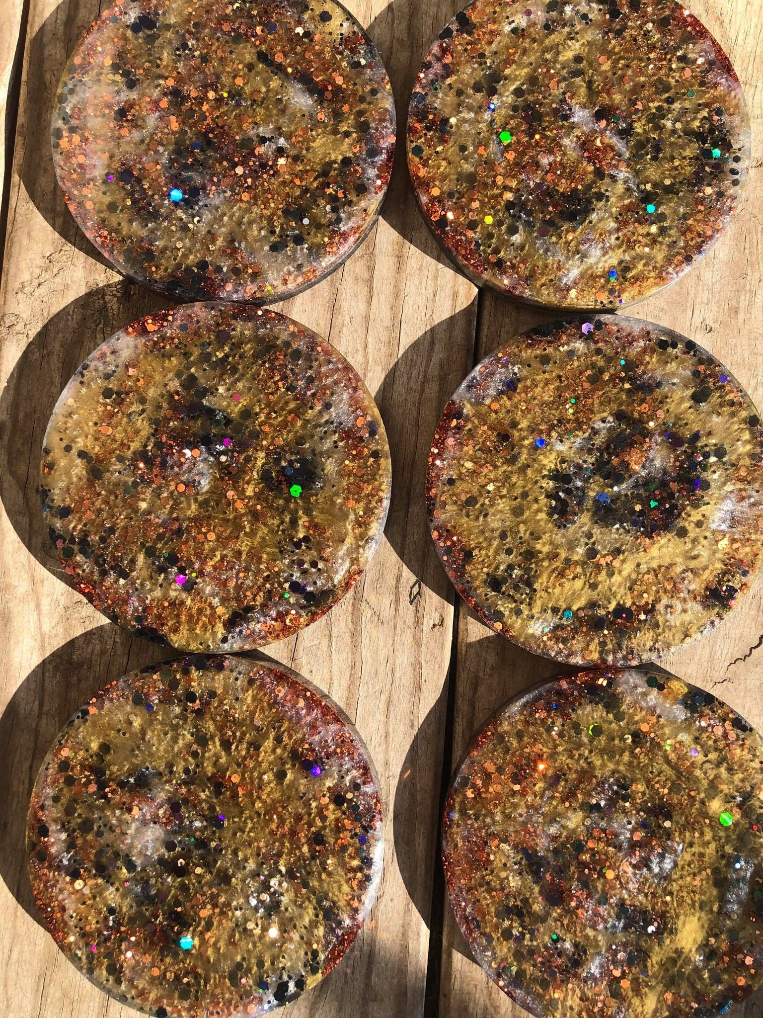 Resin Coasters set of 6