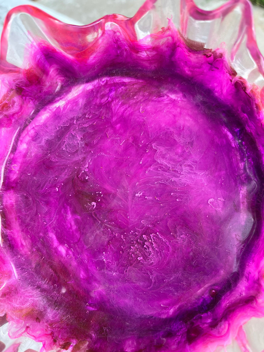Resin alcohol ink Bowl