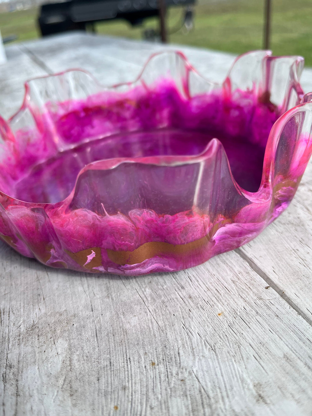Resin alcohol ink Bowl