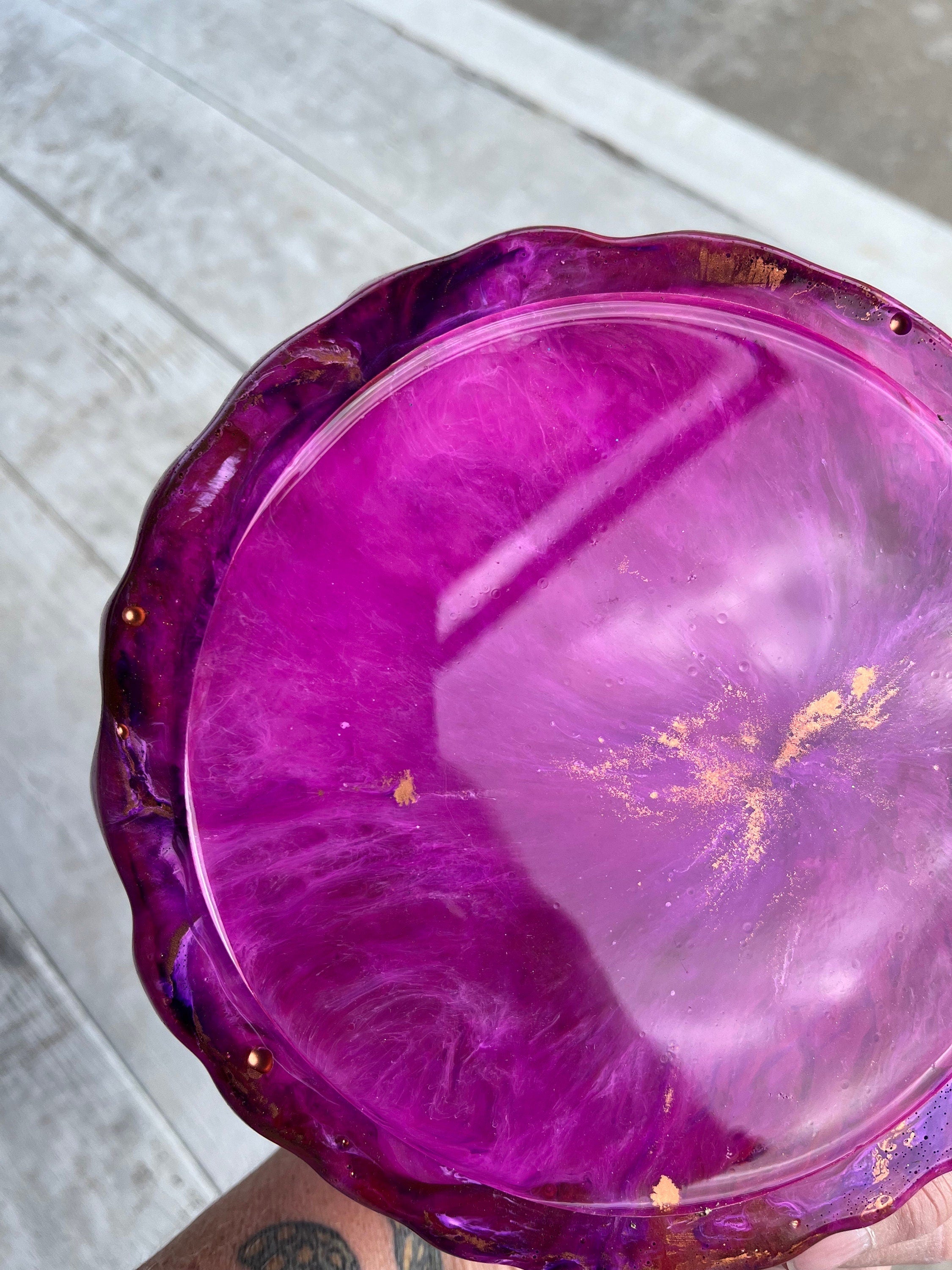 Resin alcohol ink Bowl