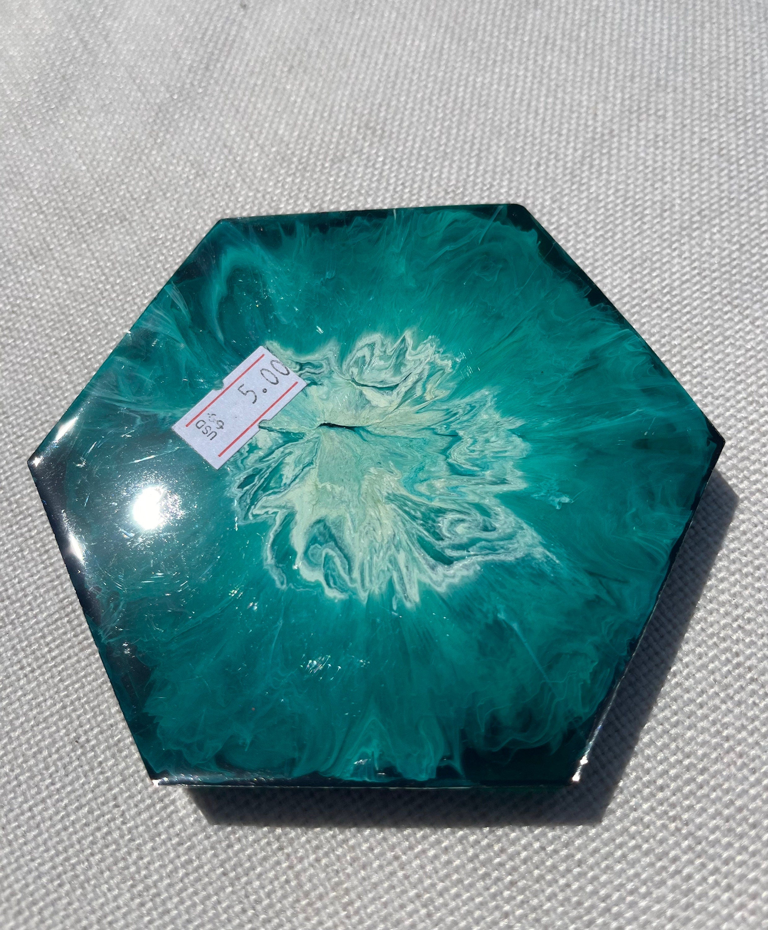 Holographic Resin Coasters choice of color