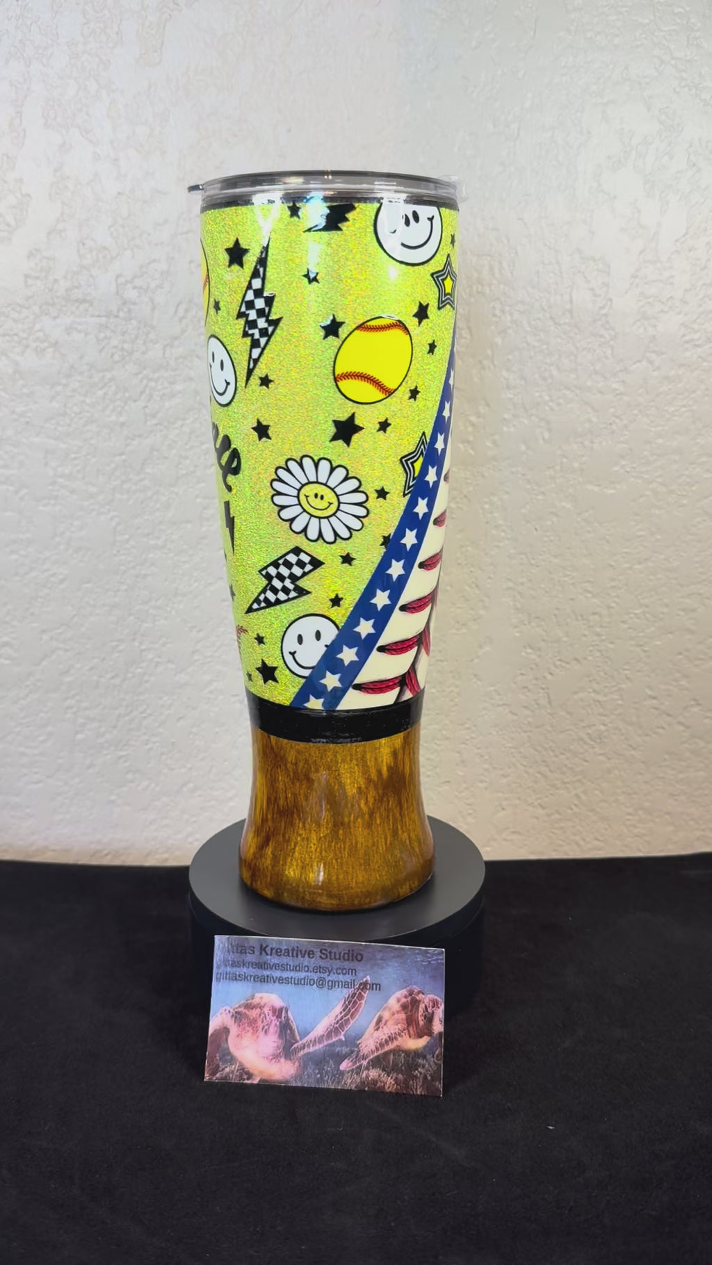 30oz Baseball Bat shaped Tumbler