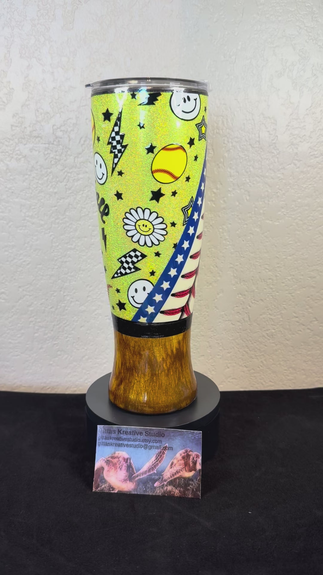 30oz Baseball Bat shaped Tumbler