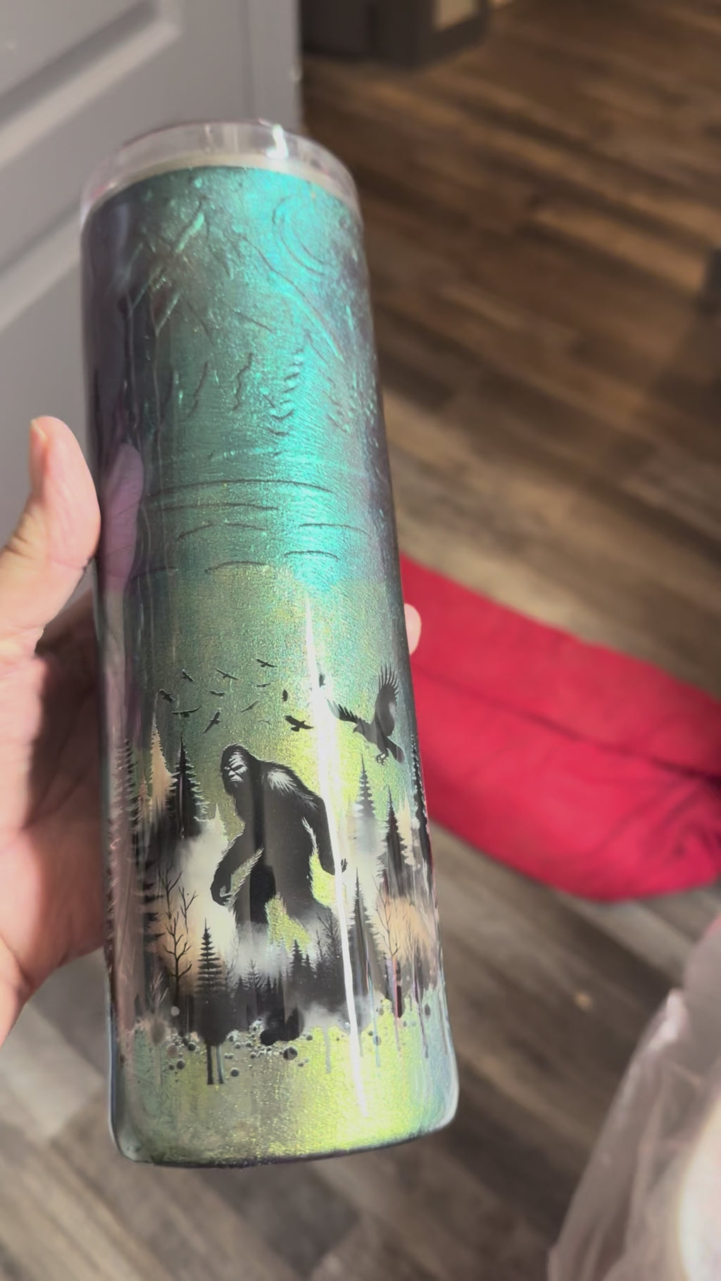 #6 Bigfoot color shift 30oz Tumbler
