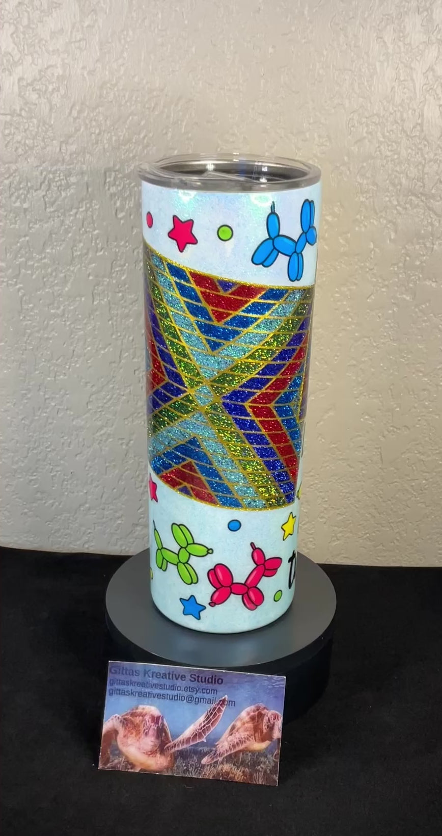 30. 20oz Balloon Dogs Tumbler