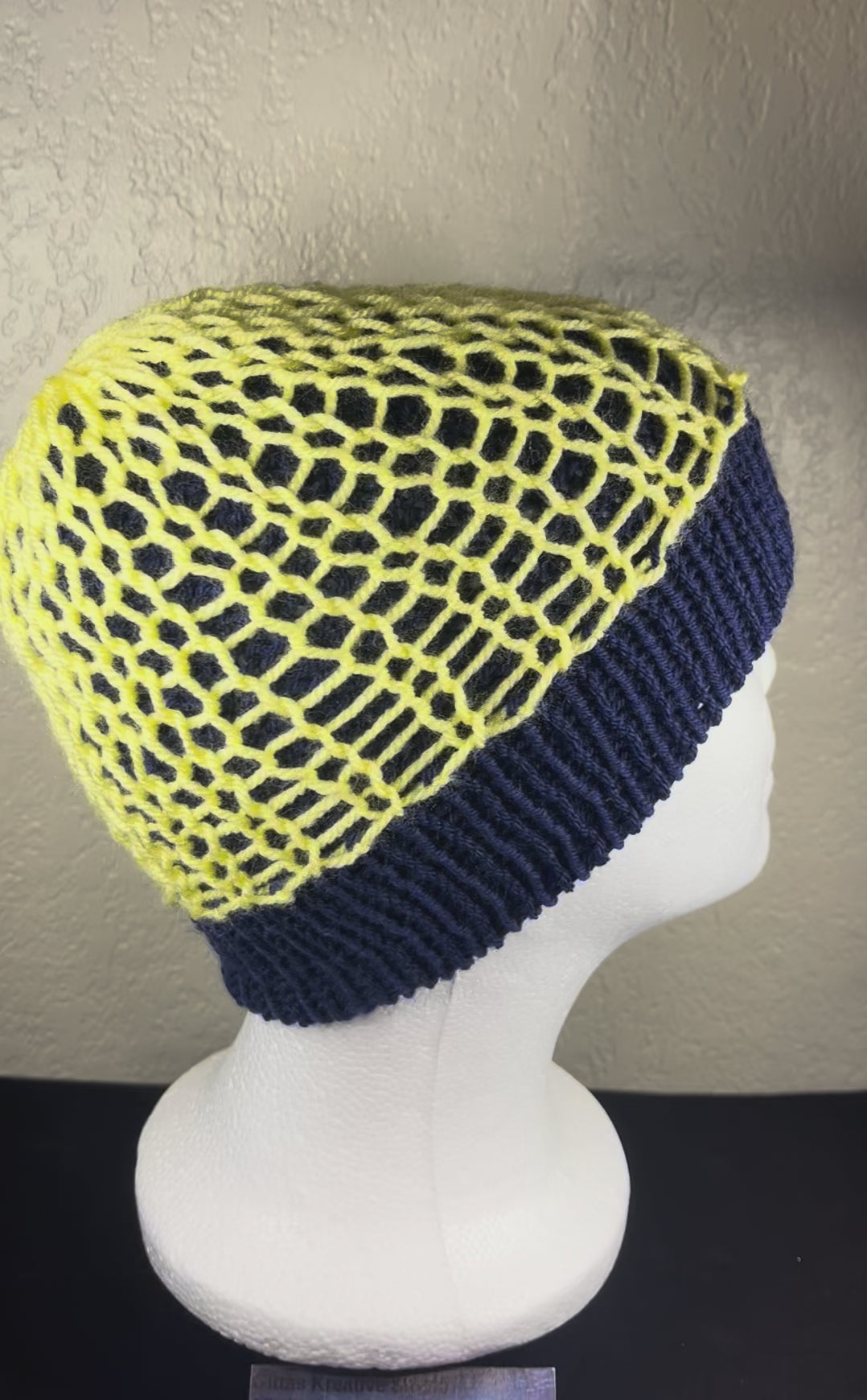 Reversible Lace Beanie