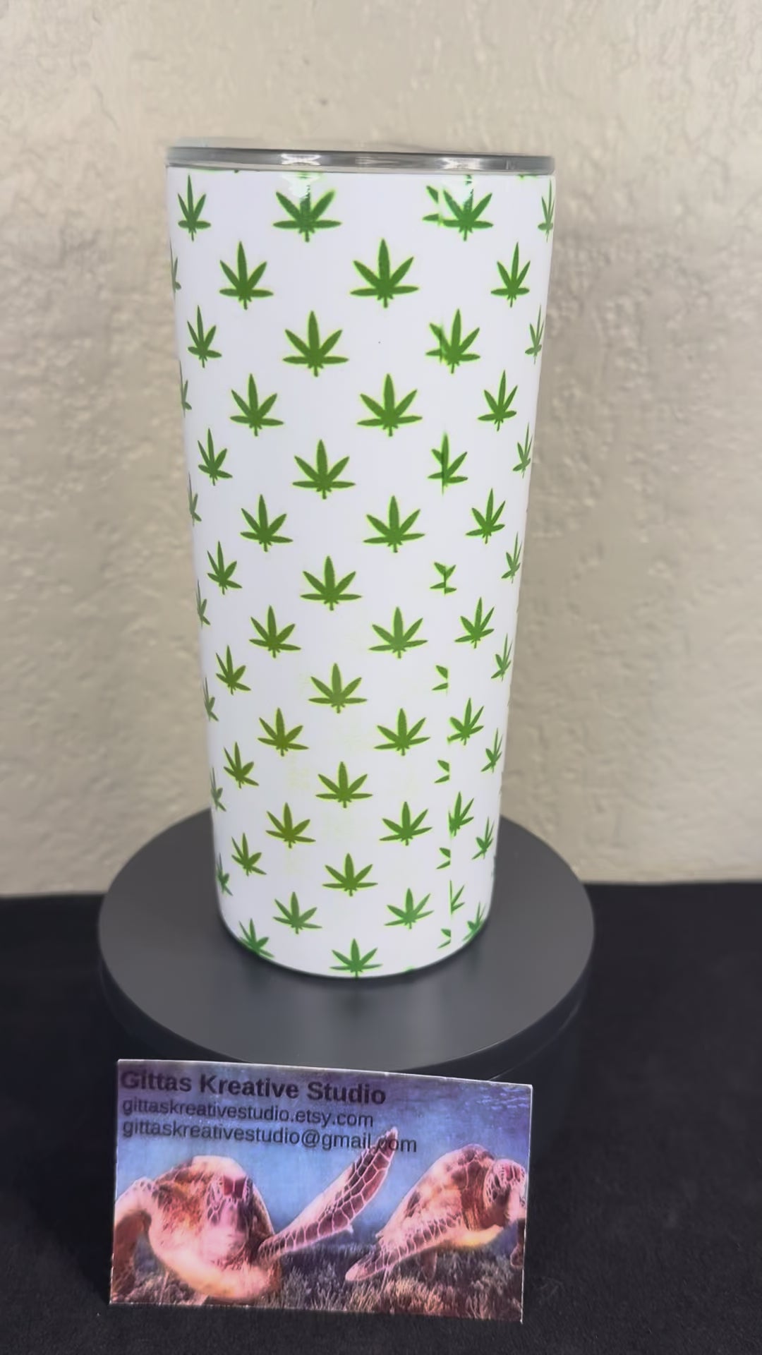 15oz Cannabis Tumbler Sublimation Cup