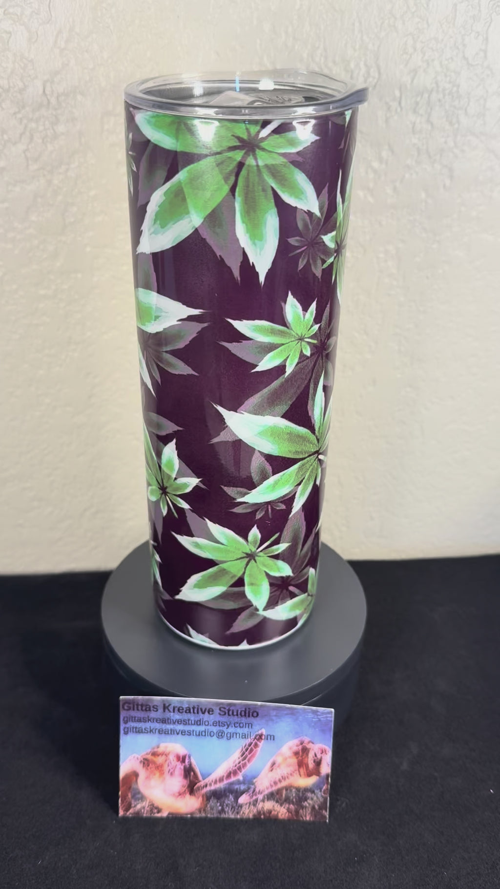 Cannabis Peace Tumbler Sublimation Cup