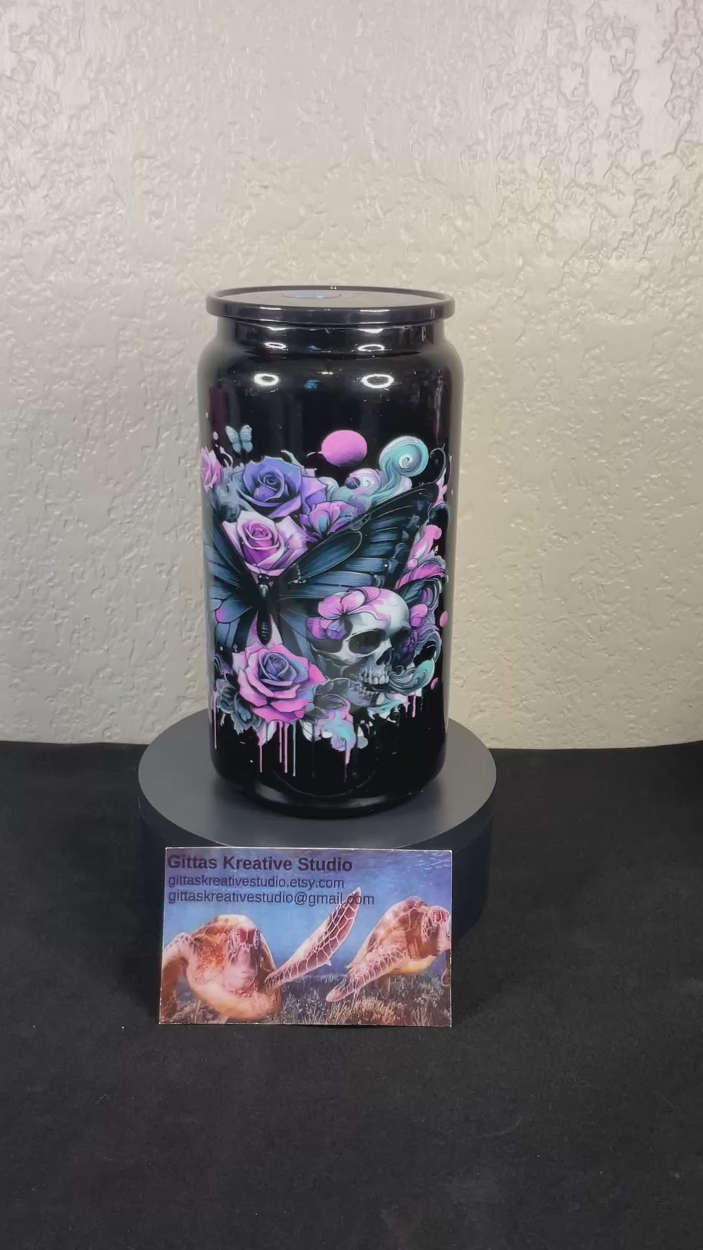 16oz Tumbler with uvdtf image