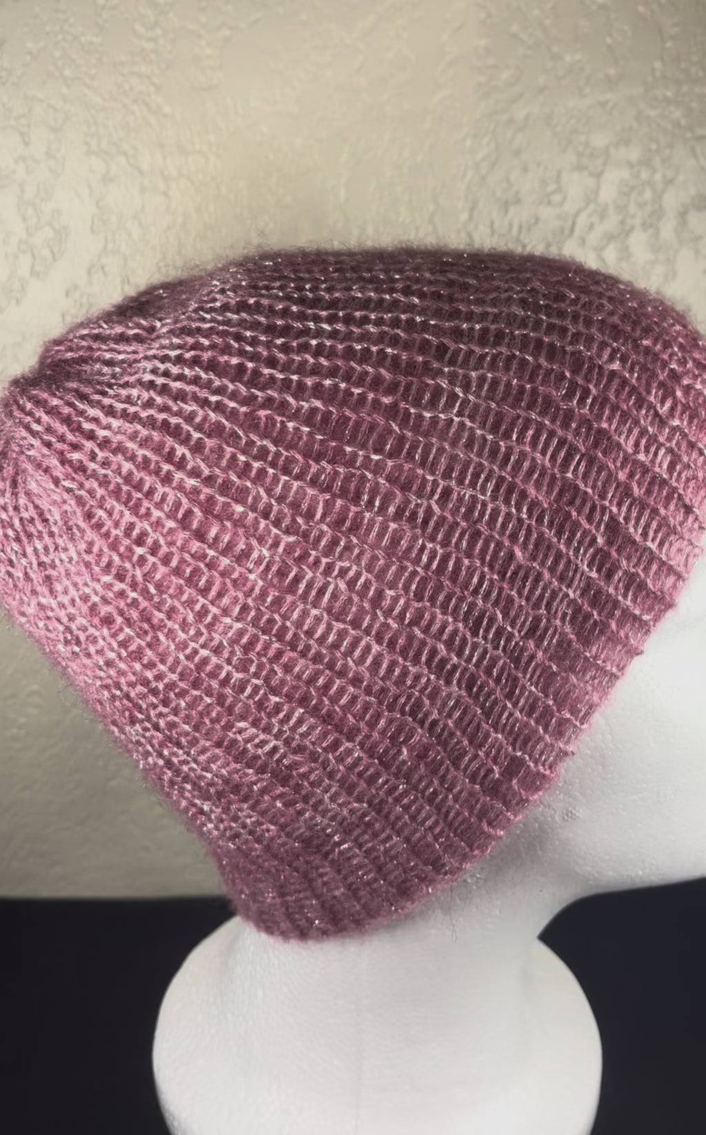 Pink shimmer Beanie