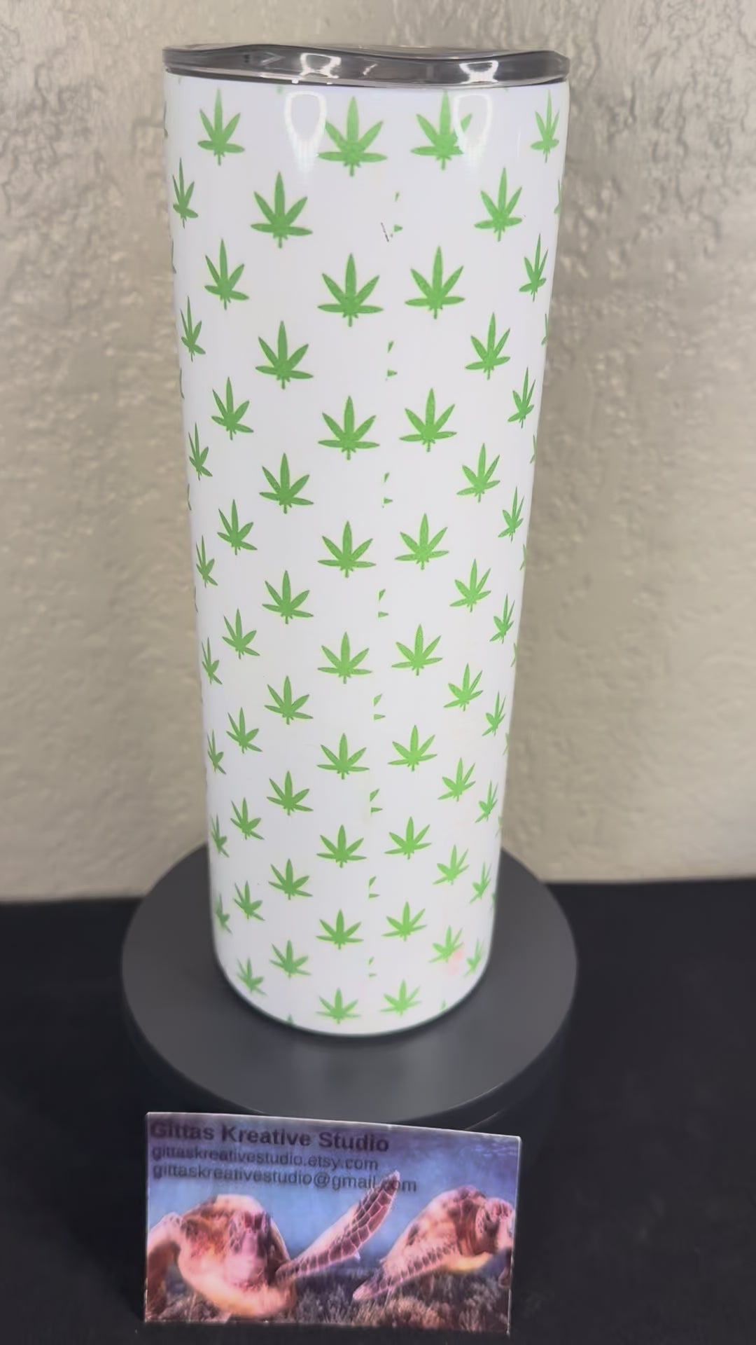 Cannabis Snake Tumbler Sublimation Cup