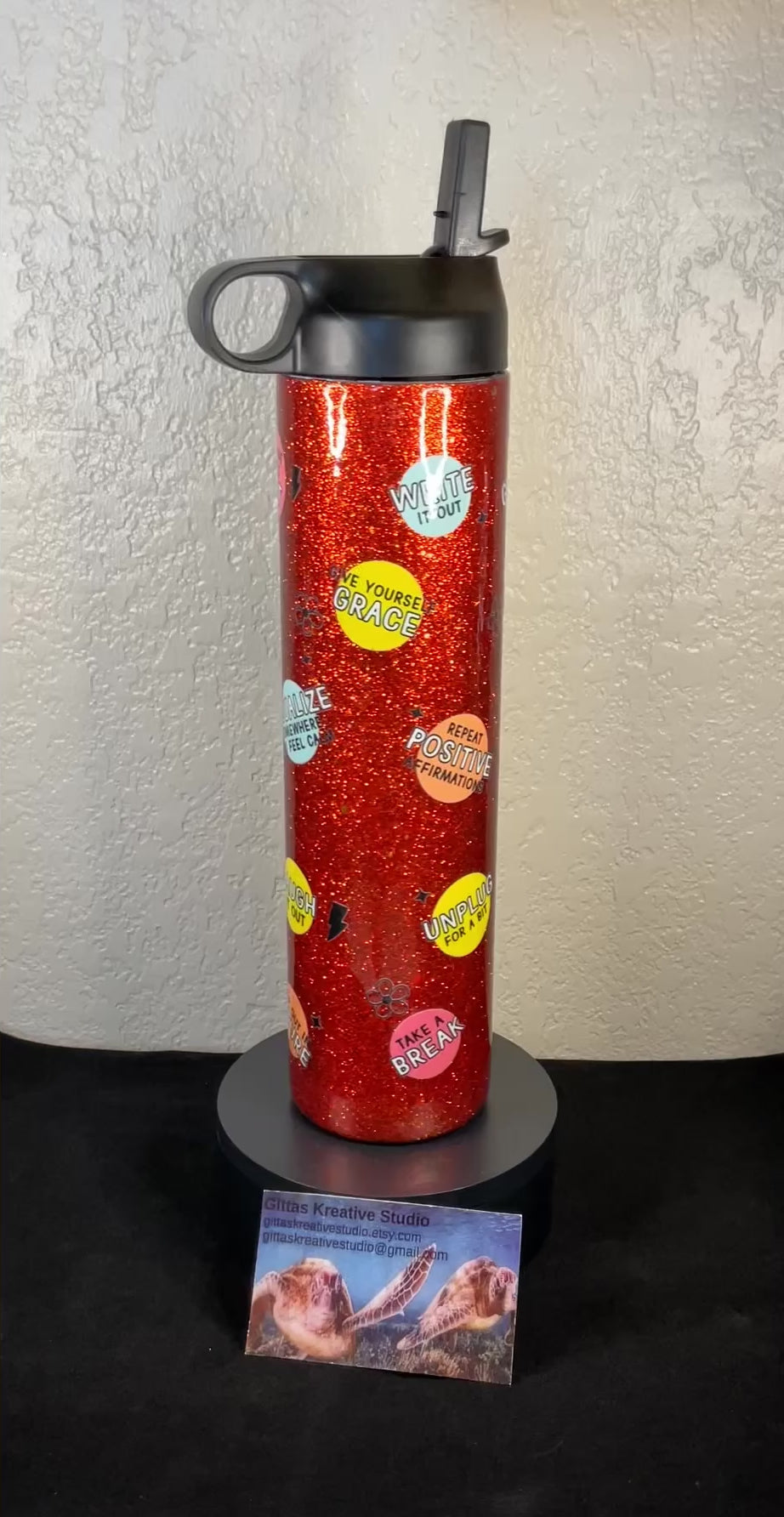 25oz Hydro Water Bottle with Sayings