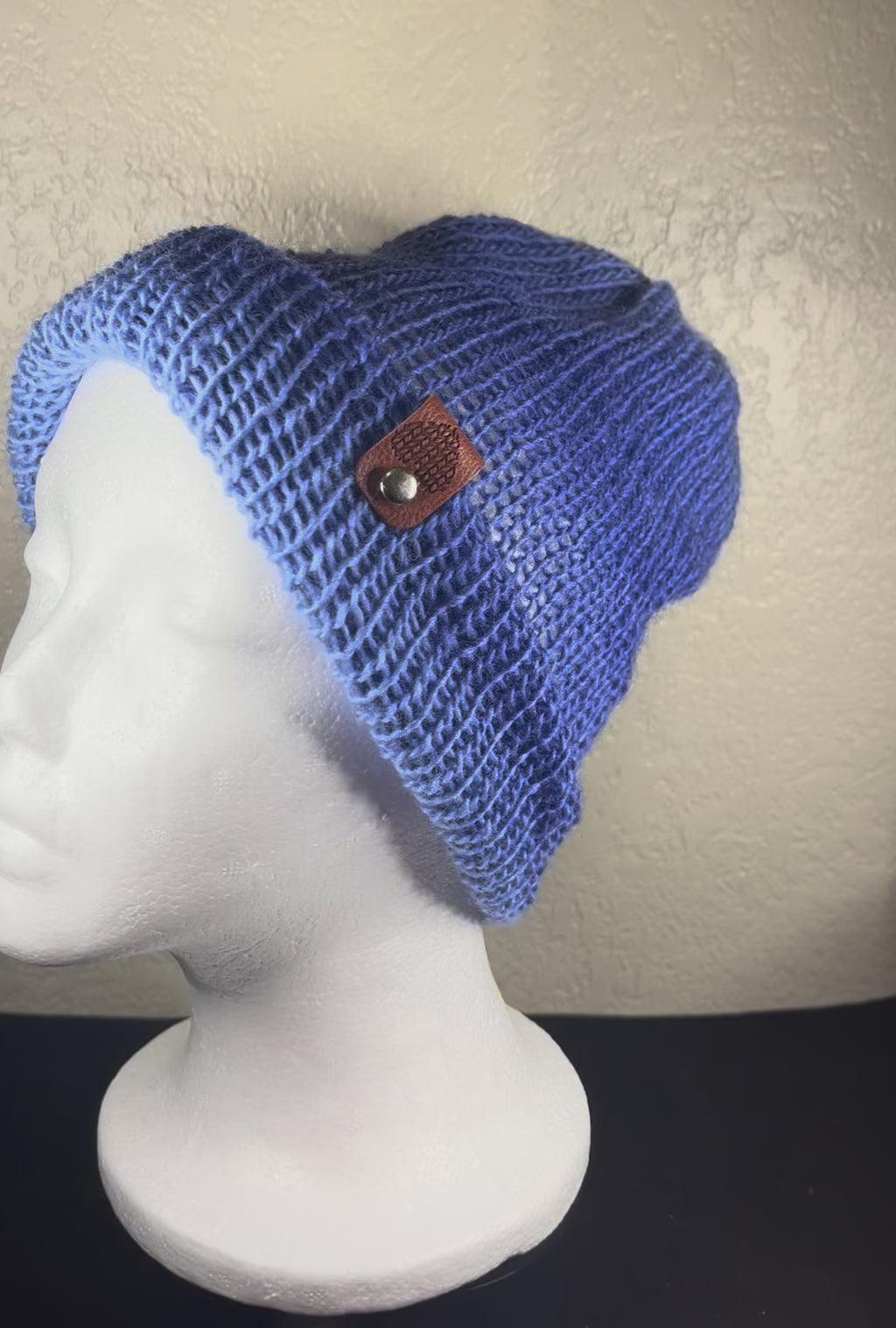 Blue Reversible Hat or Beanie