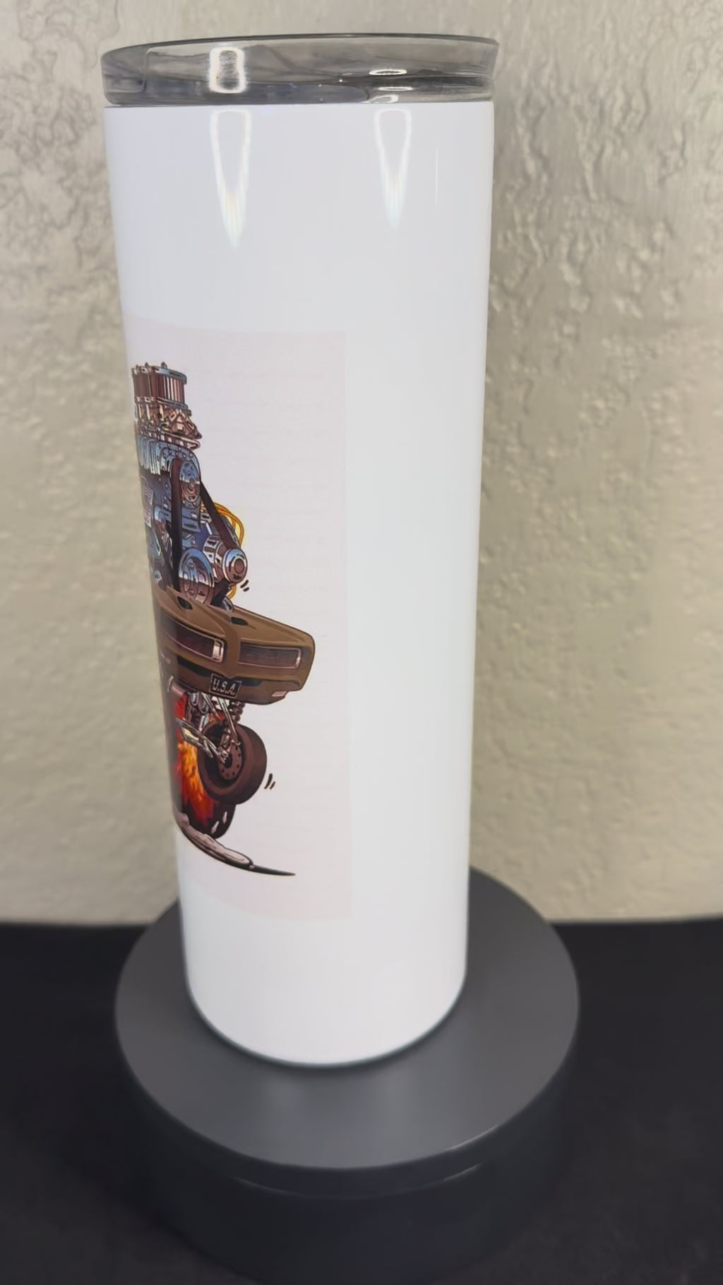 20oz Monster Truck Sublimation Tumbler